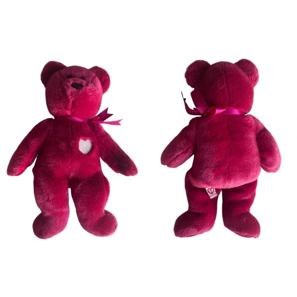 Ty Beanie Buddy Valentina Valentines Day Teddy Bear Plush Toy 2001 14